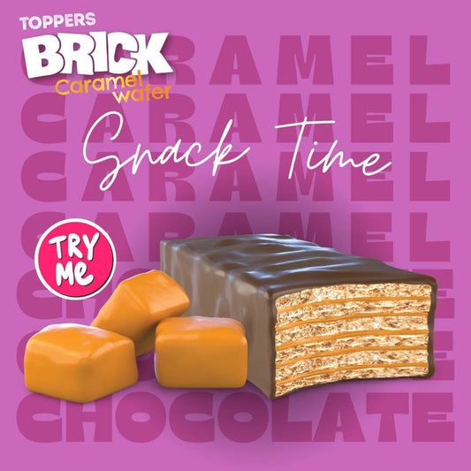 Toppers Brick Caramel Wafer